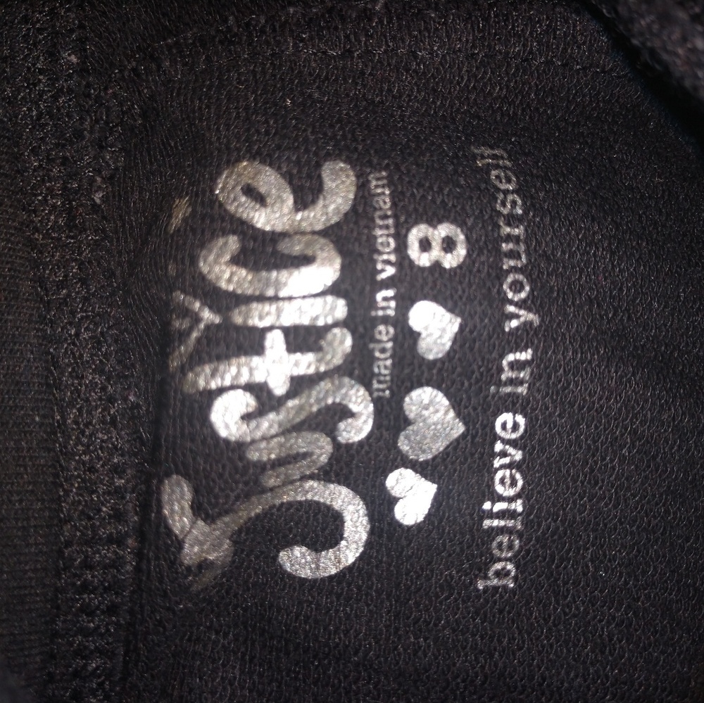 Justice- black girls sweat pants